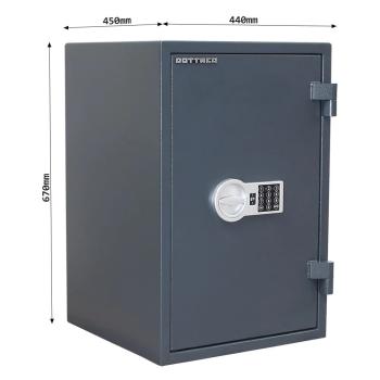 Preview: Rottner Dokumententresor EN1 Fire Hero 65 Elektronikschloss anthrazit T06319